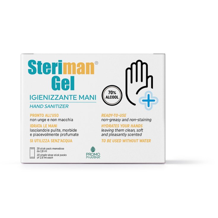 Steriman&reg; Gel 70 Igienizzante Mani PROMOPHARMA&reg; 20 Stick