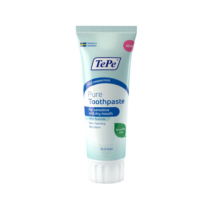 Pure Menta Piperita Delicata Dentifricio Tepe&reg; 75ml