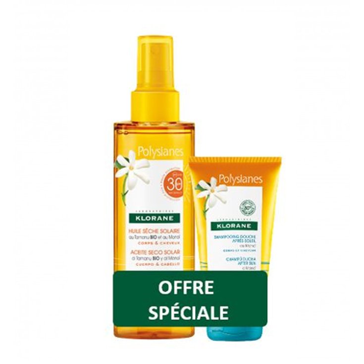 Polysianes Olio Secco + Shampoo Doccia KLORANE