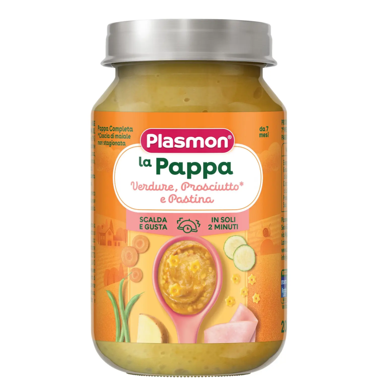 La Pappa&nbsp;Verdure Prosciutto e Pastina Plasmon 200g
