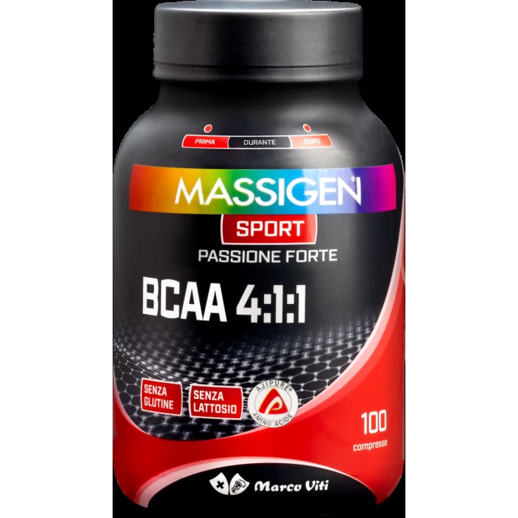 BCAA 4:1:1 Massigen Sport 100 Compresse