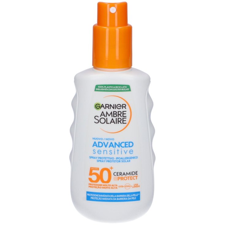 Ambre Solaire Spray Protettivo Ceramidi SPF50+ Advanced Sensitive&nbsp;Garnier 150ml