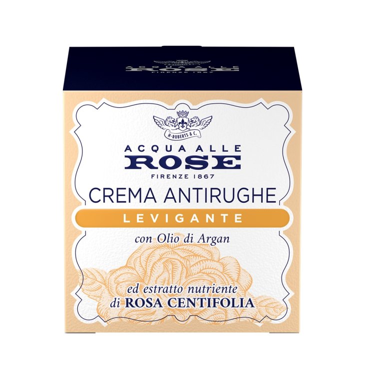 Crema Viso Antirughe Levigante Acqua alle Rose 50ml
