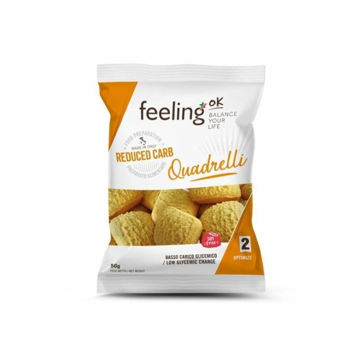 Quadrelli alla Nocciola&nbsp;Optimize Feeling Ok 50g