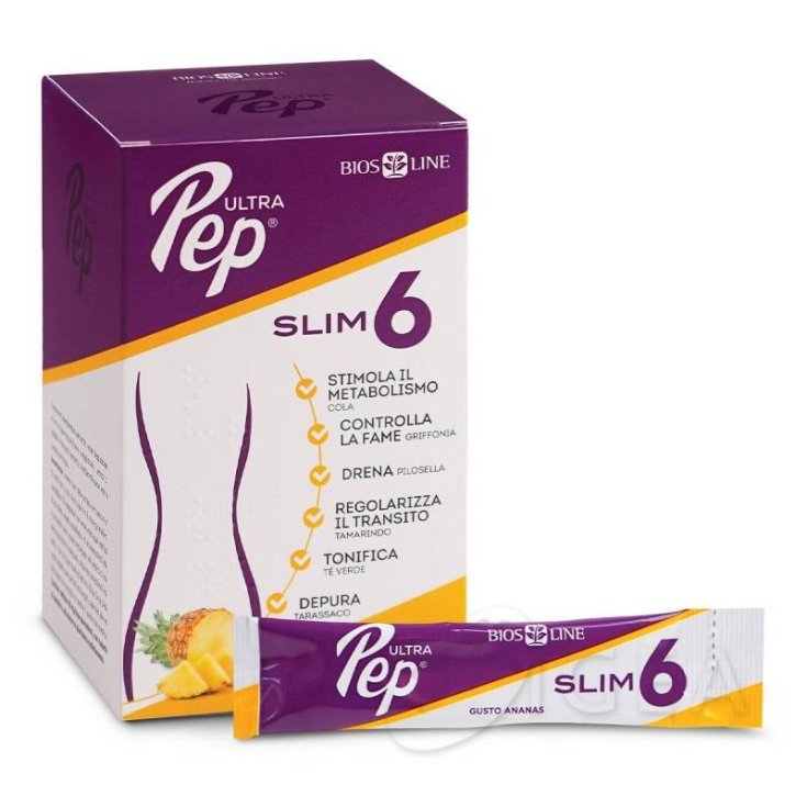 Ultra Pep Slim 6 Zero Ananas Bios Line 20 Stick
