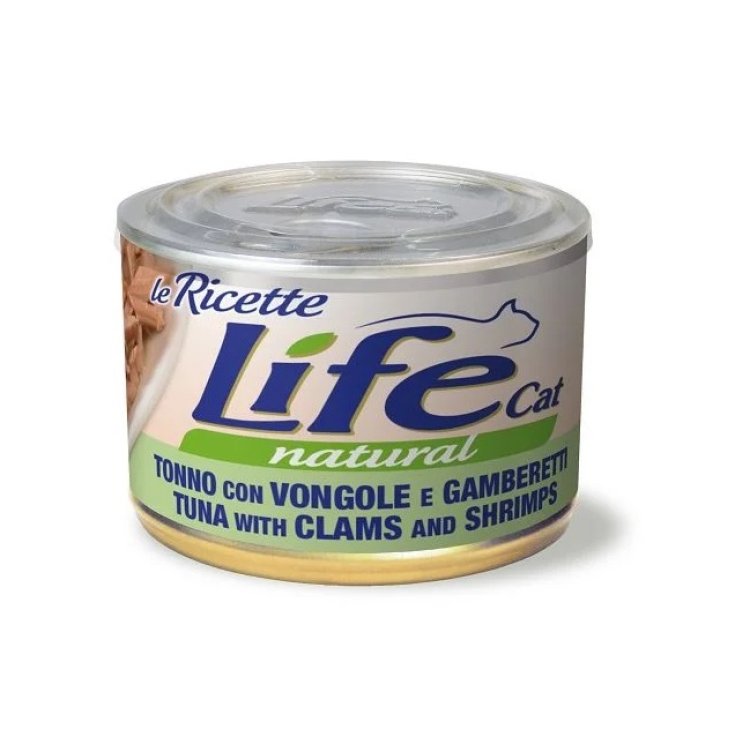 Tonno con Vongole e Gamberetti Life Cat Natural 150g