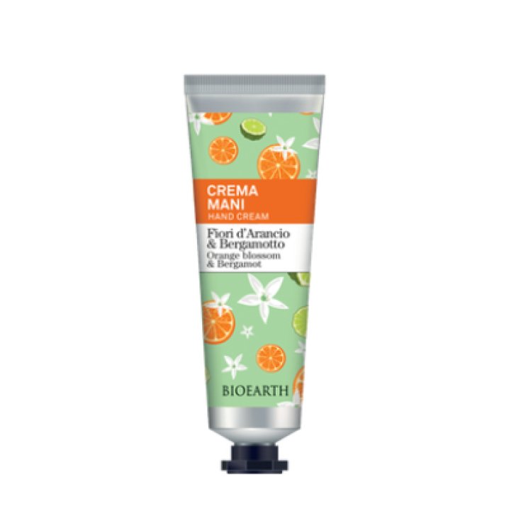 Crema Mani&nbsp;Fiori d'Arancio & Bergamotto Bioearth 30ml