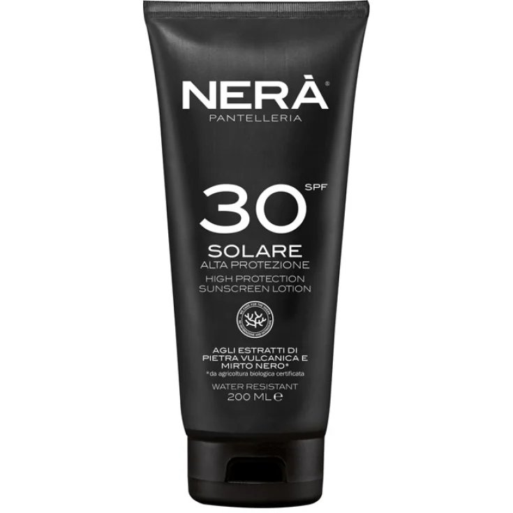 Crema Solare Spf 30 Protezione Alta NERA'&reg; 200ml