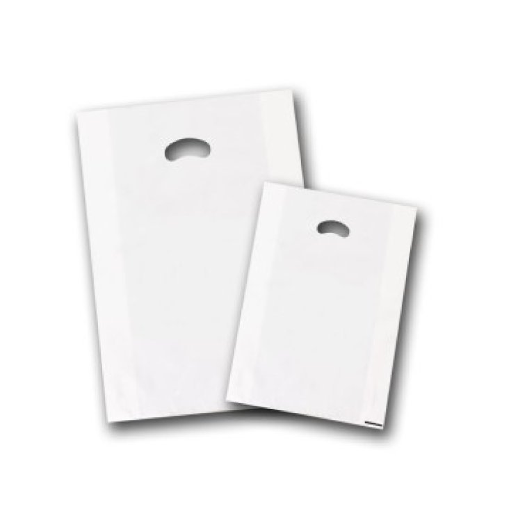 Busta Plastica Fagiolo Bianca M 17x30cm 1500 Pezzi