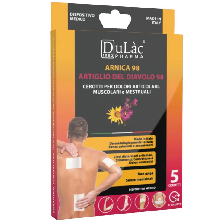 Arnica 98 Cerotto Generico Dulac&reg; 5 Pezzi