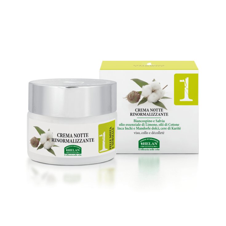 Crema Notte Rinormalizzante Linea Viso&nbsp;1 Helan 50ml