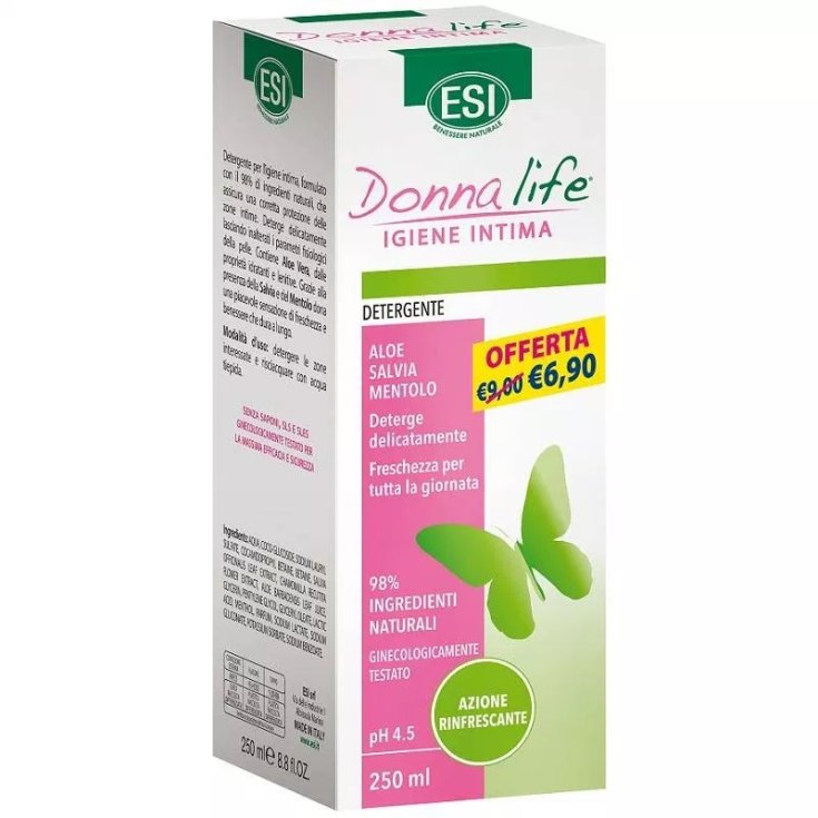 Igiene Intima Rinfrescante Donna Life&nbsp;ESI 250ml