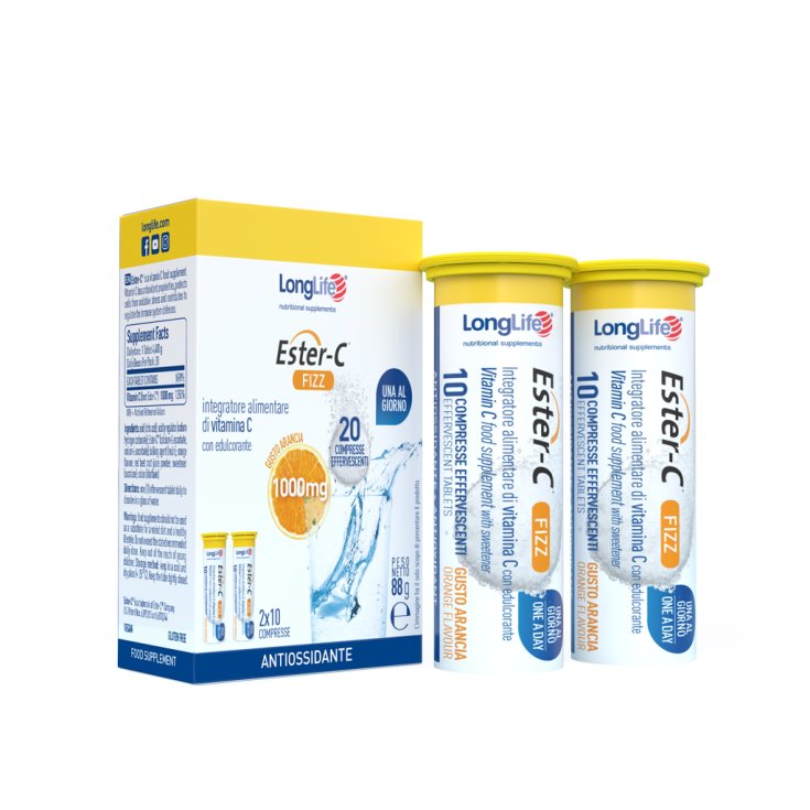 Ester-c&reg; Fizz1000mg Arancia LongLife 20 Compresse