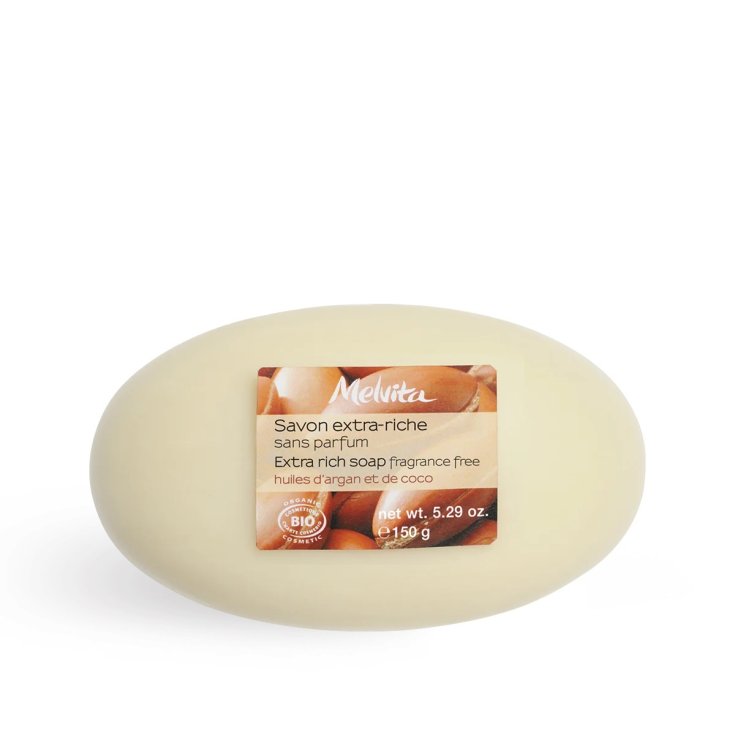 Sapone Solido Extra Ricco con Argan Melvita 150g