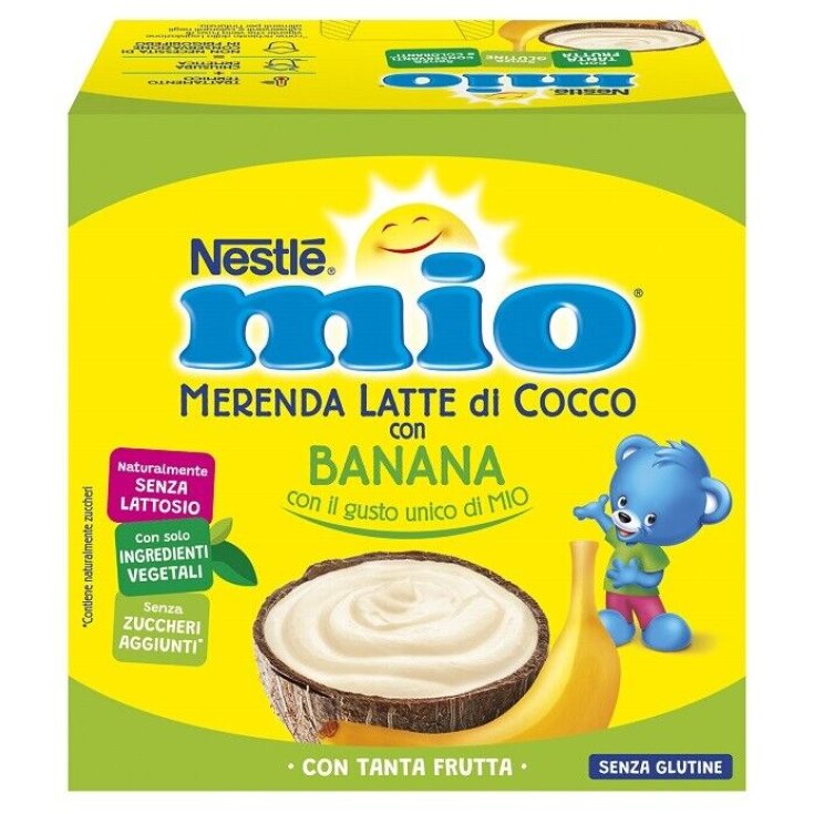 Mio Merenda Al Latte Di cocco Con Banana Nestl&egrave; 4 Pezzi