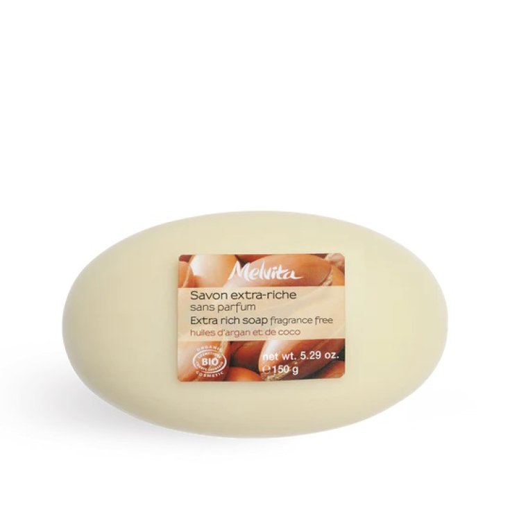 Sapone Solido Extra Ricco con Argan Melvita 250g