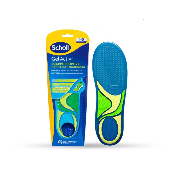 Solette In Gel Gelactiv&reg; Scarpe Sportive Taglia L Scholl 1 Paio