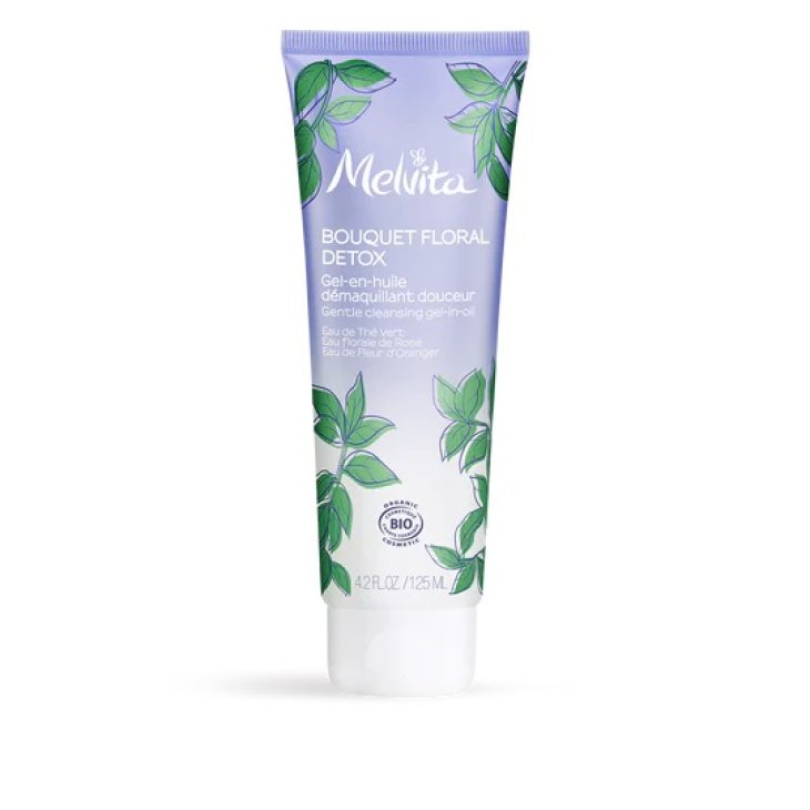 Gel-in-olio Sruccante Bouquet Floral Detox&nbsp;Melvita 125ml