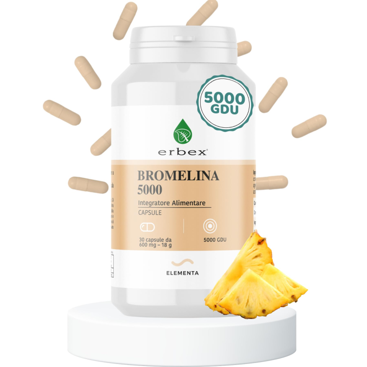 Bromelina 5000 Erbex 30 Capsule