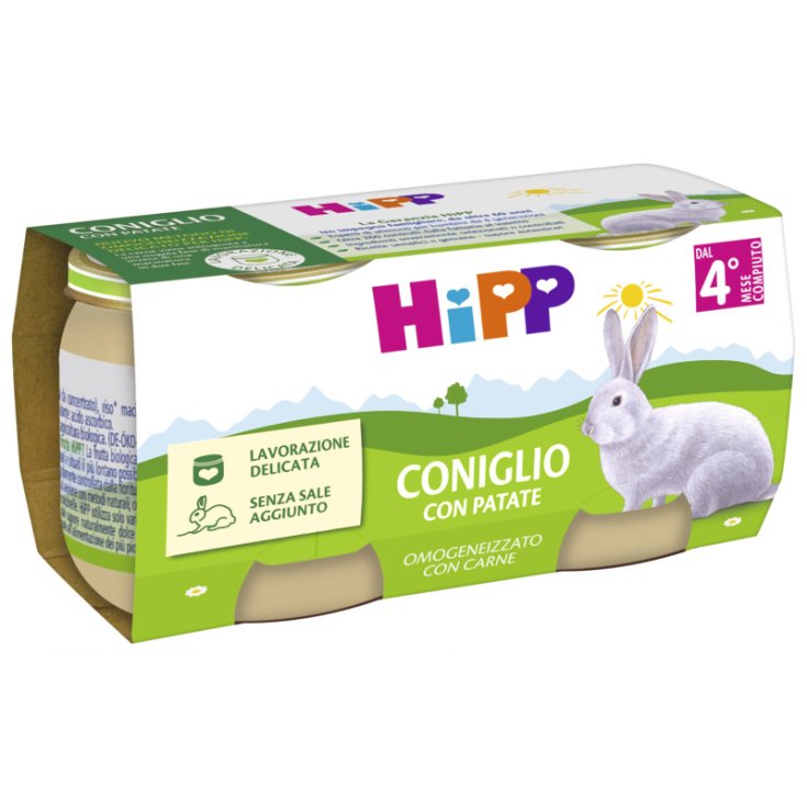 Omogeneizzato Coniglio Con Patate Hipp 2x80g
