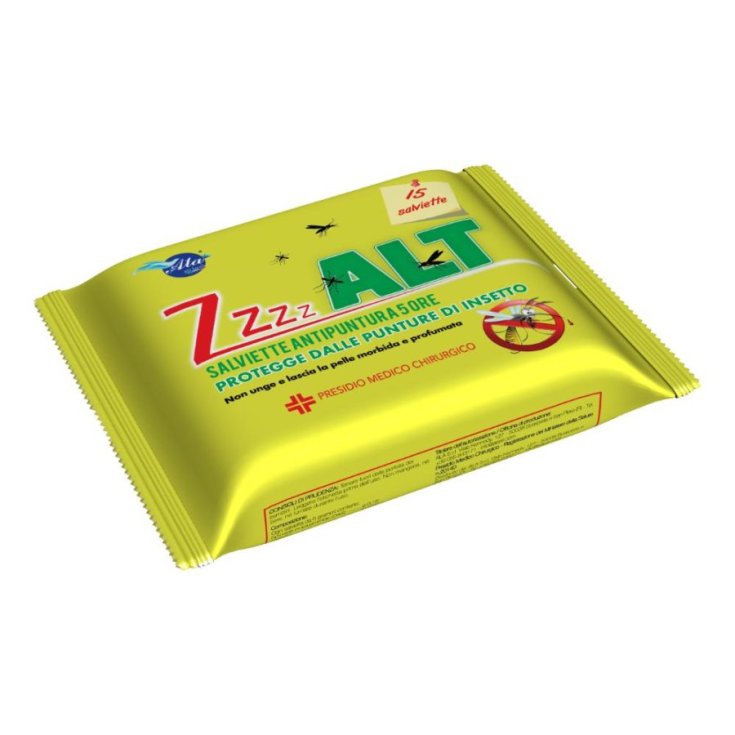 ALT Salviette Antipuntura&nbsp;5 Ore 15 Pezzi