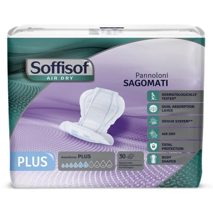 Pannolone Sagomato Soffisof&reg; Air Dry Plus 30 Pezzi