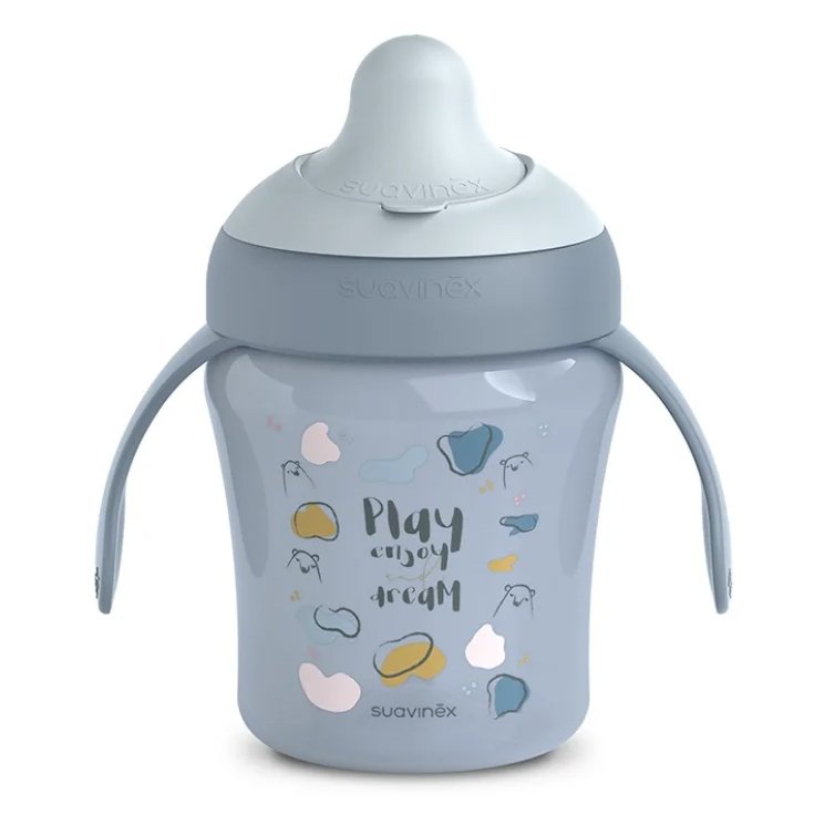 My Family Tazza Di Apprendimento 200ml Azzurro Suavinex