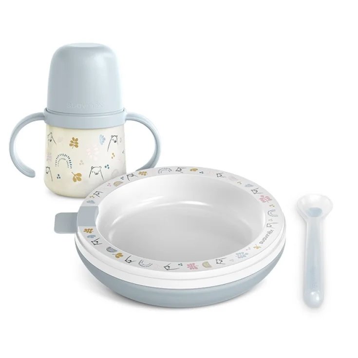 My Family Set Pappa Calda Azzurro Suavinex