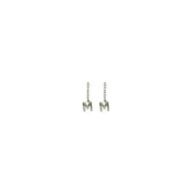 Orecchini Lettera M Argento Linea ABC MyLovly