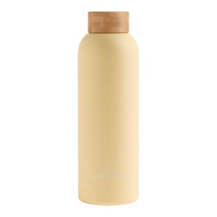 Bottiglia In Acciaio Past Yellow Matt 600ml Waterdrop&reg;