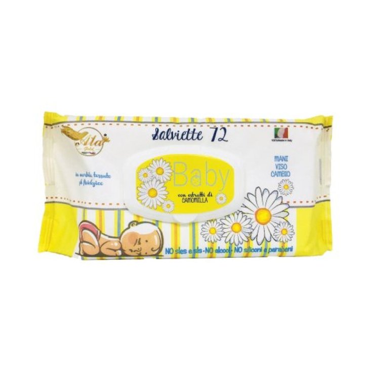Salviette Baby Fragranza&nbsp;Camomilla 72 Pezzi
