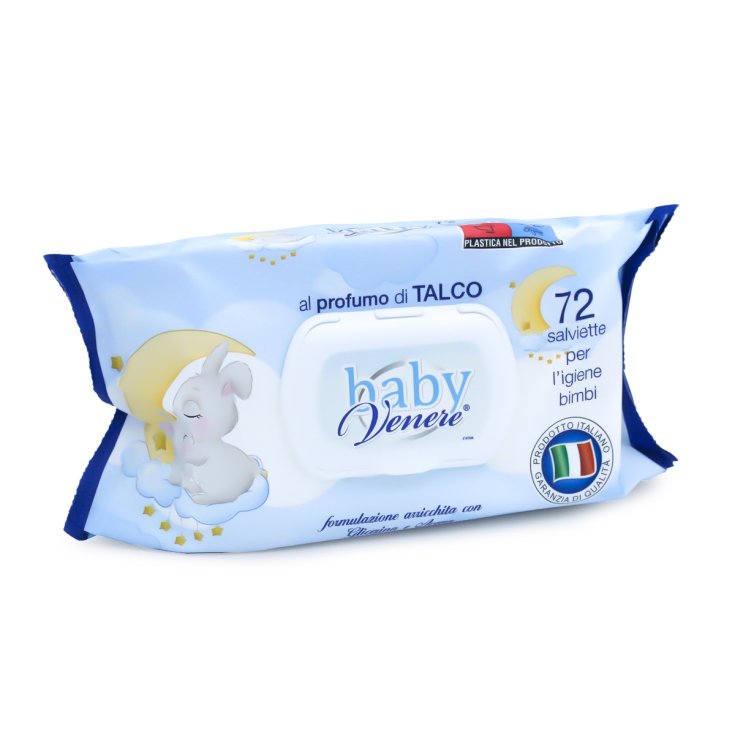 Salviettine Baby&nbsp;Venere Profumo di Talco 72 Pezzi
