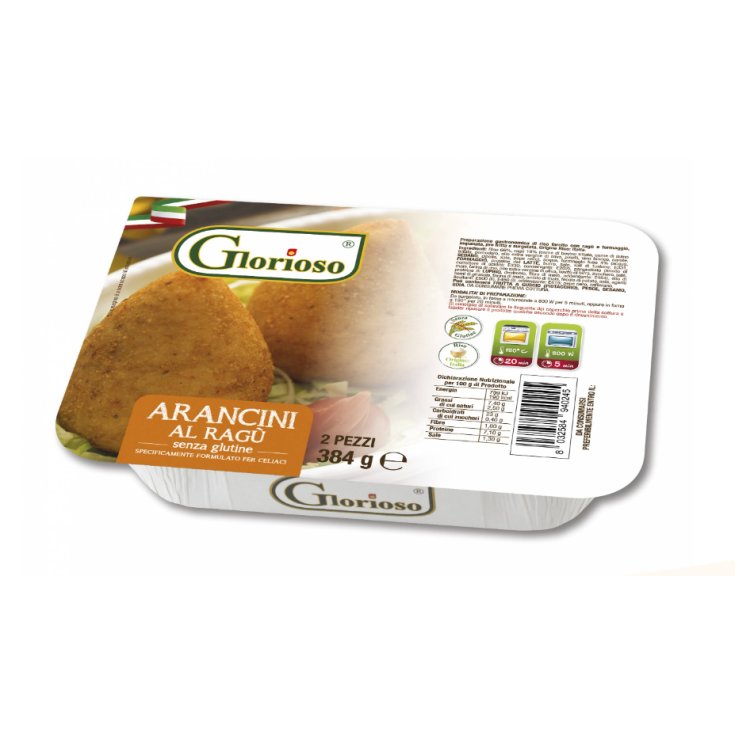 Arancini al Rag&ugrave; Cotti Surgelato&nbsp;Glorioso&reg; 384g