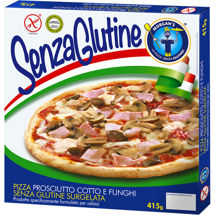 Pizza Prosciutto Cotto e&nbsp;Funghi Surgelata Morgan's 415g