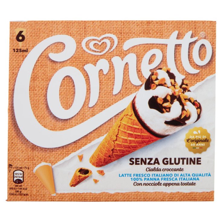 Cornetto&nbsp;Senza Glutine Algida 6x75g