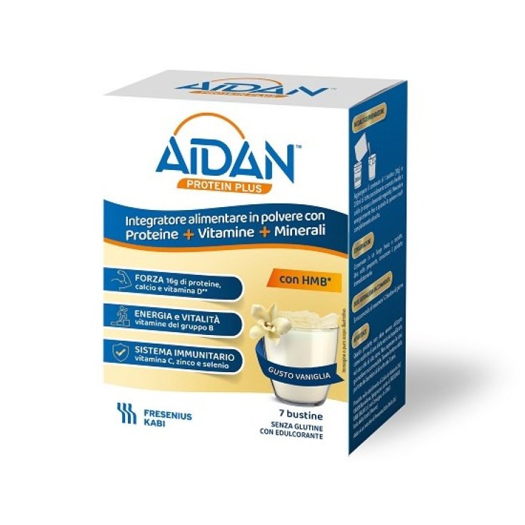 Aidan&reg; Protein Plus Vaniglia 7 Bustine