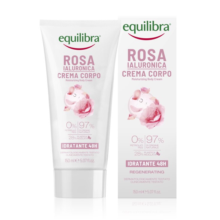 Crema Corpo Idratante 48h Rosa Ialuronica Equilibra 150ml