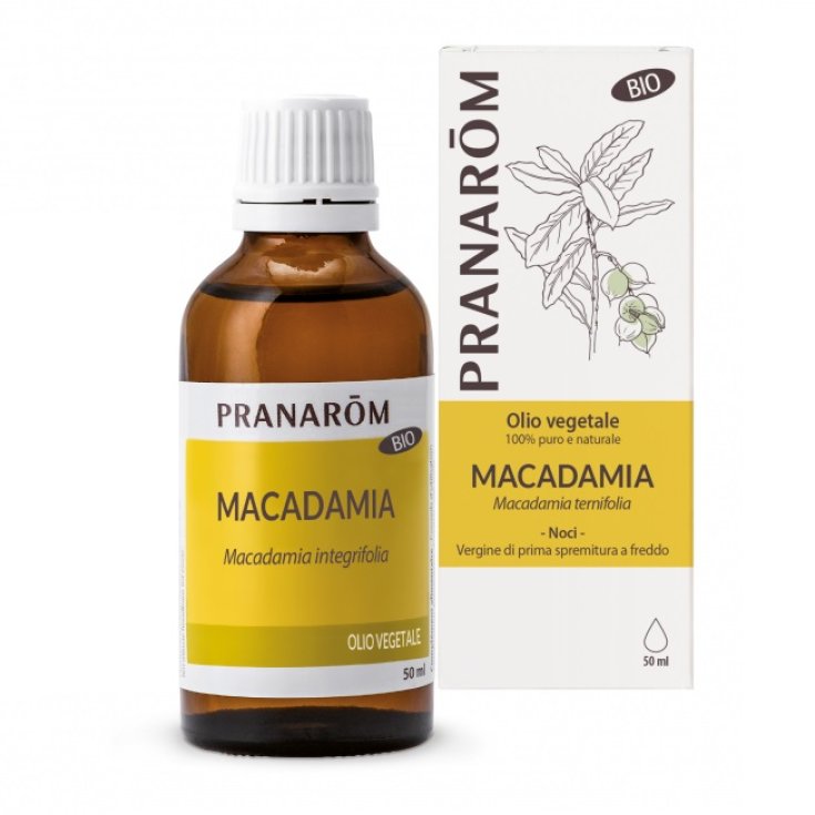 Olio di Macadamia Olio Vegetale&nbsp;PRANAR&Otilde;M 50ml