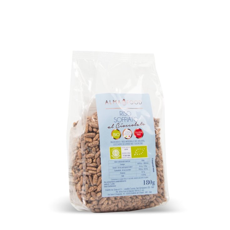 Riso Soffiato Cioccolato Alma Food&reg; 180g