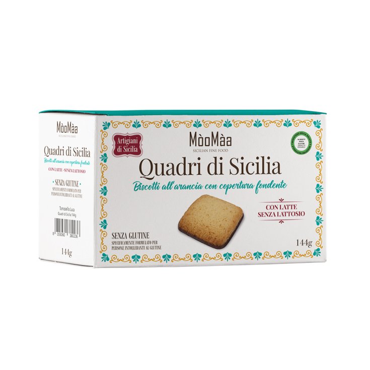 Quadri Di Sicilia Biscotti All'Arancia M&ograve;oM&agrave;a 144g