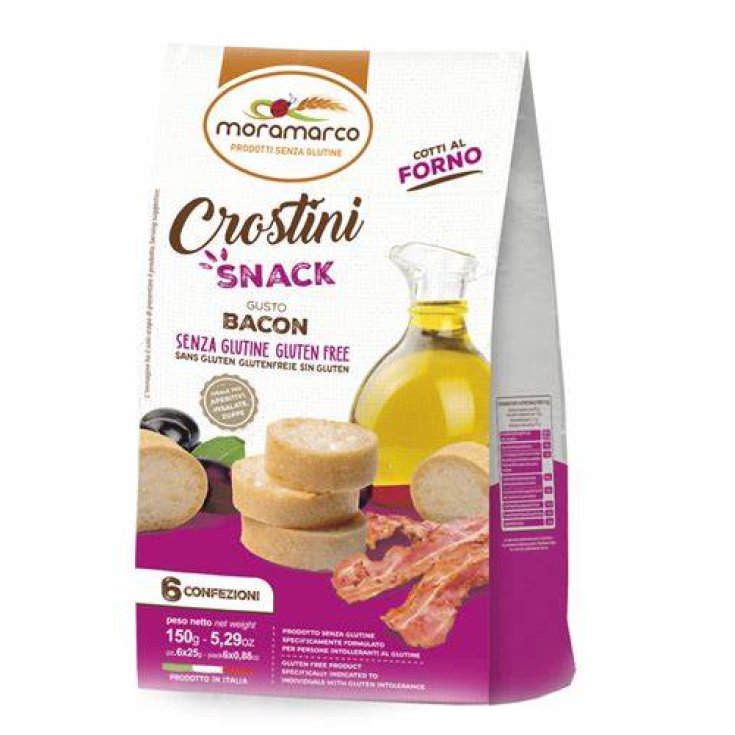 Crostini Snack Al Bacon Moramarco 150g