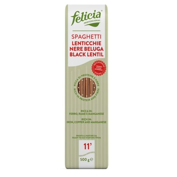 Spaghetti Lenticchie Nere Felicia&reg; 500g