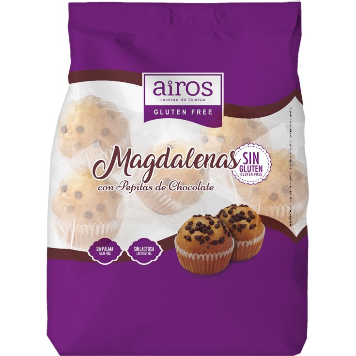 Muffin Con Gocce Di Cioccolato Airos&nbsp;6 Pezzi
