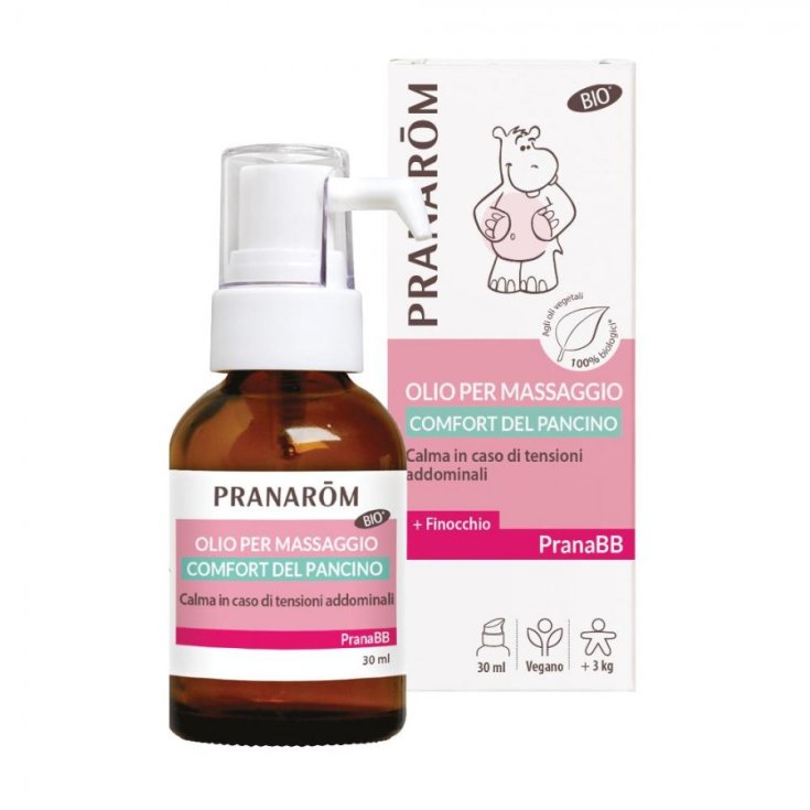 Olio per Massaggio Comfort del Pancino PranaBB Pranar&otilde;m 30ml