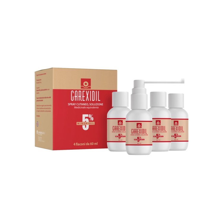 Carexidil 5% Soluzione Cutanea 4x60ml