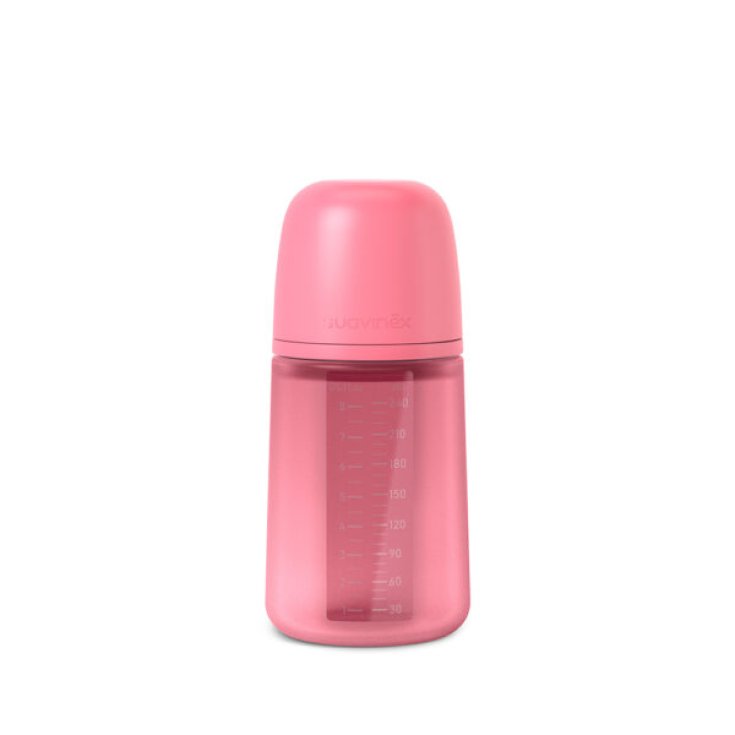 Biberon Silicone Fucsia&nbsp;Colour Essence Suavinex 240ml