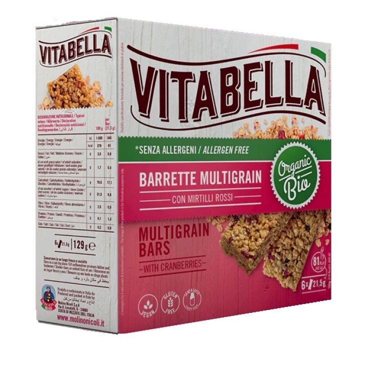 Barretta&nbsp;Multigrain&nbsp;Mirtillo&nbsp;Vitabella 21,5g