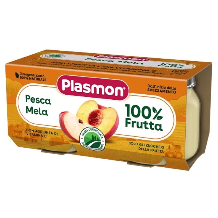 Omogeneizzato Pesca Mela Plasmon&reg; 160g