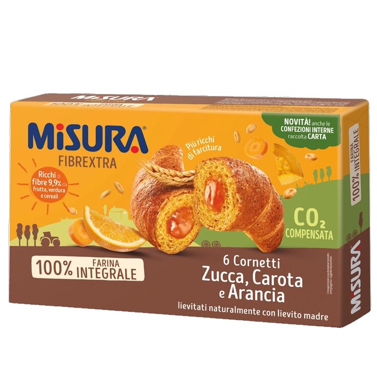 Misura&reg; Fibrextra&nbsp;Cornetti Arancia, Carota E Zucca 300g