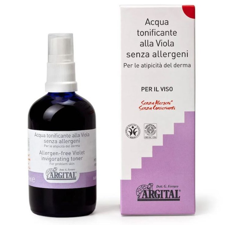 Acqua Tonificante alla Viola Senza Allergeni ARGITAL&reg; 100ml